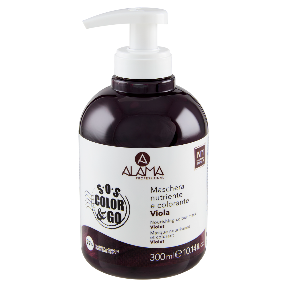 Alama Professional S.O.S. Color & Go Maschera nutriente e colorante Viola 300 ml 