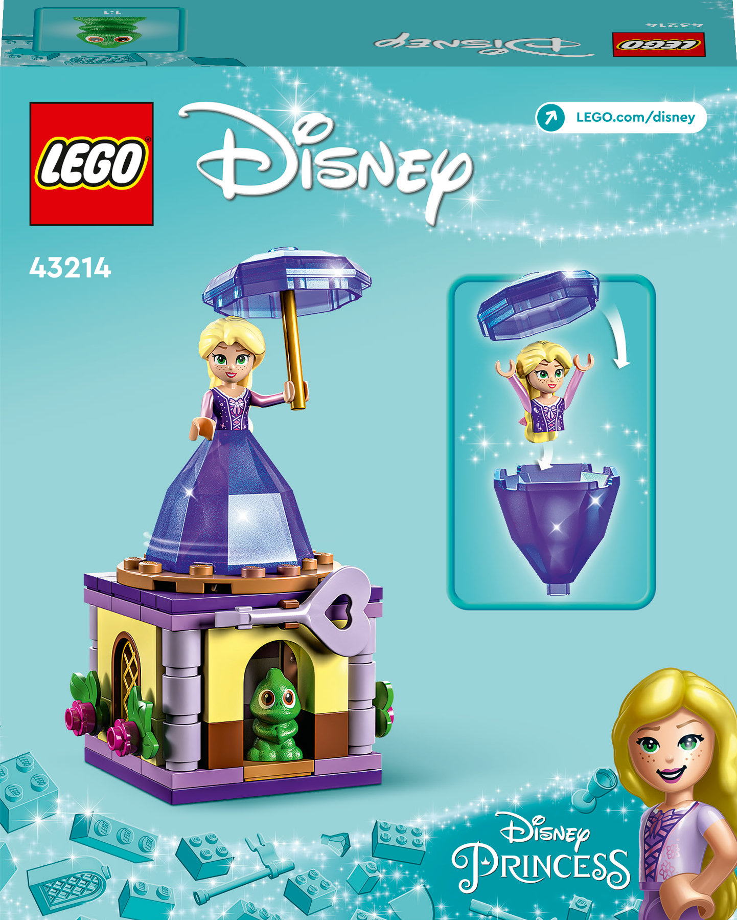 LEGO Disney Princess Rapunzel rotante