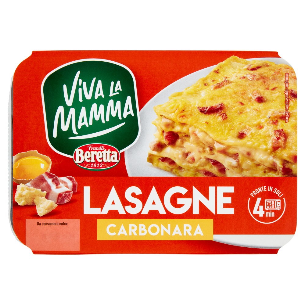 Viva La Mamma Lasagne Carbonara 400 g