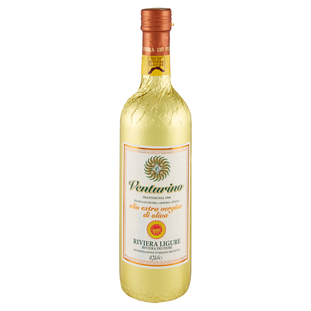 Venturino olio extra vergine di oliva Riviera Ligure Riviera dei Fiori DOP 0,75 l