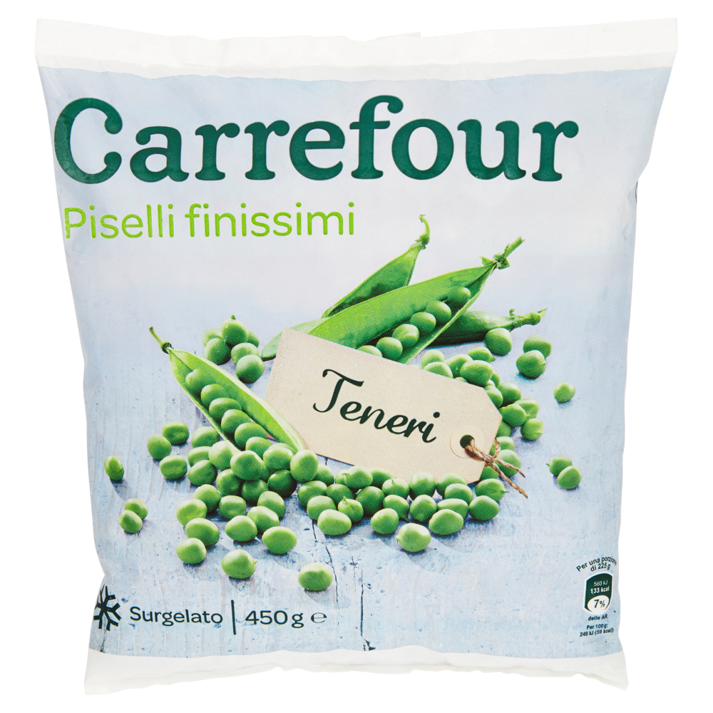 Carrefour Piselli finissimi Teneri Surgelati 450 g