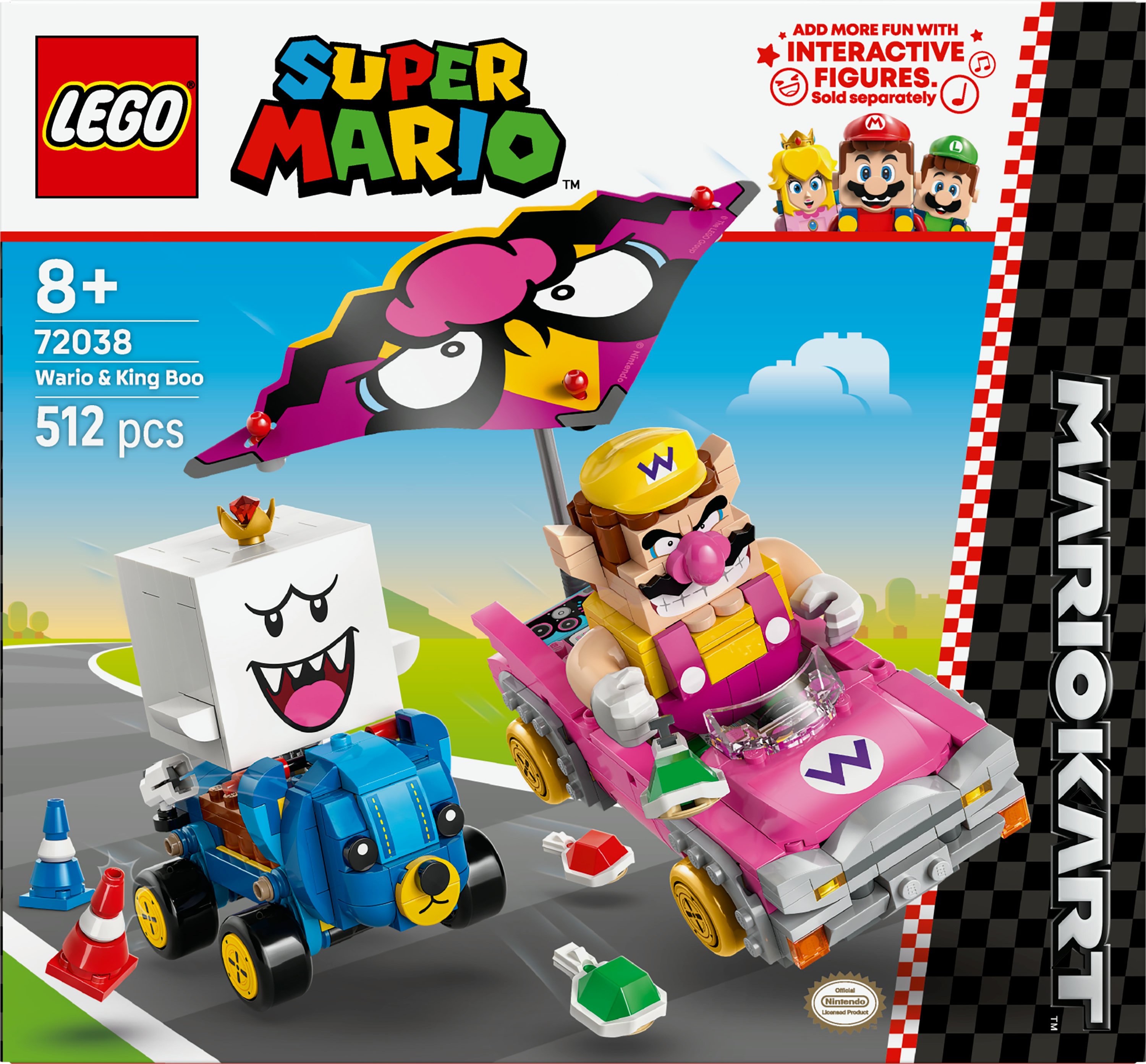 LEGO Super Mario Mario Kart™ – Wario e Re Boo