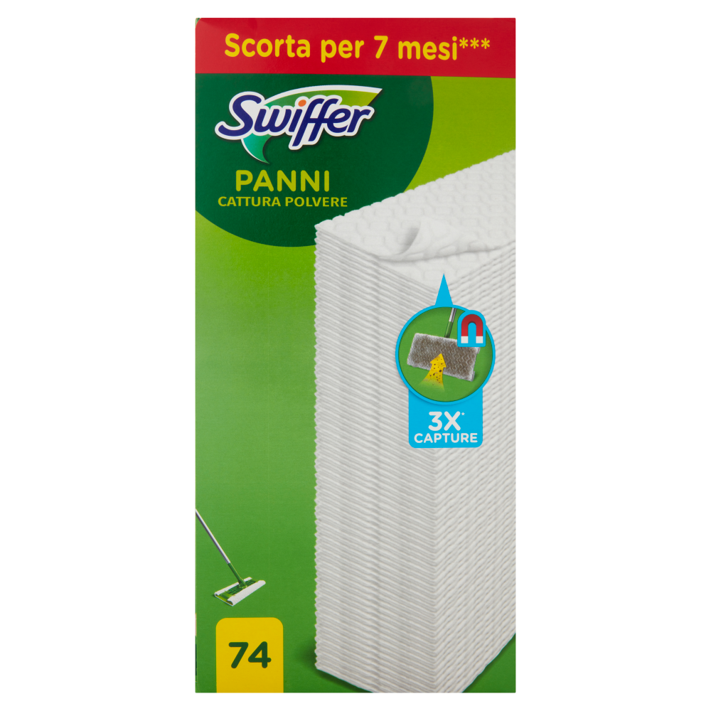 Swiffer Dry Panni Cattura Polvere Per Scopa 18 Pz - Il Regno dei Profumi