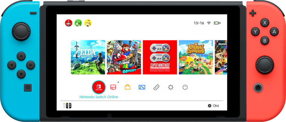 Nintendo Switch Rosso neon/Blu neon, schermo 6,2 pollici