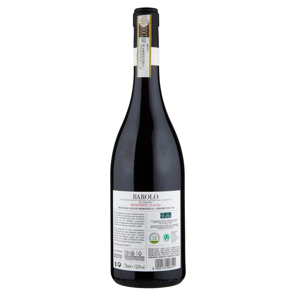 Fontanafredda Pensiero Barolo DOCG del Comune di Monforte d'Alba 750 ml