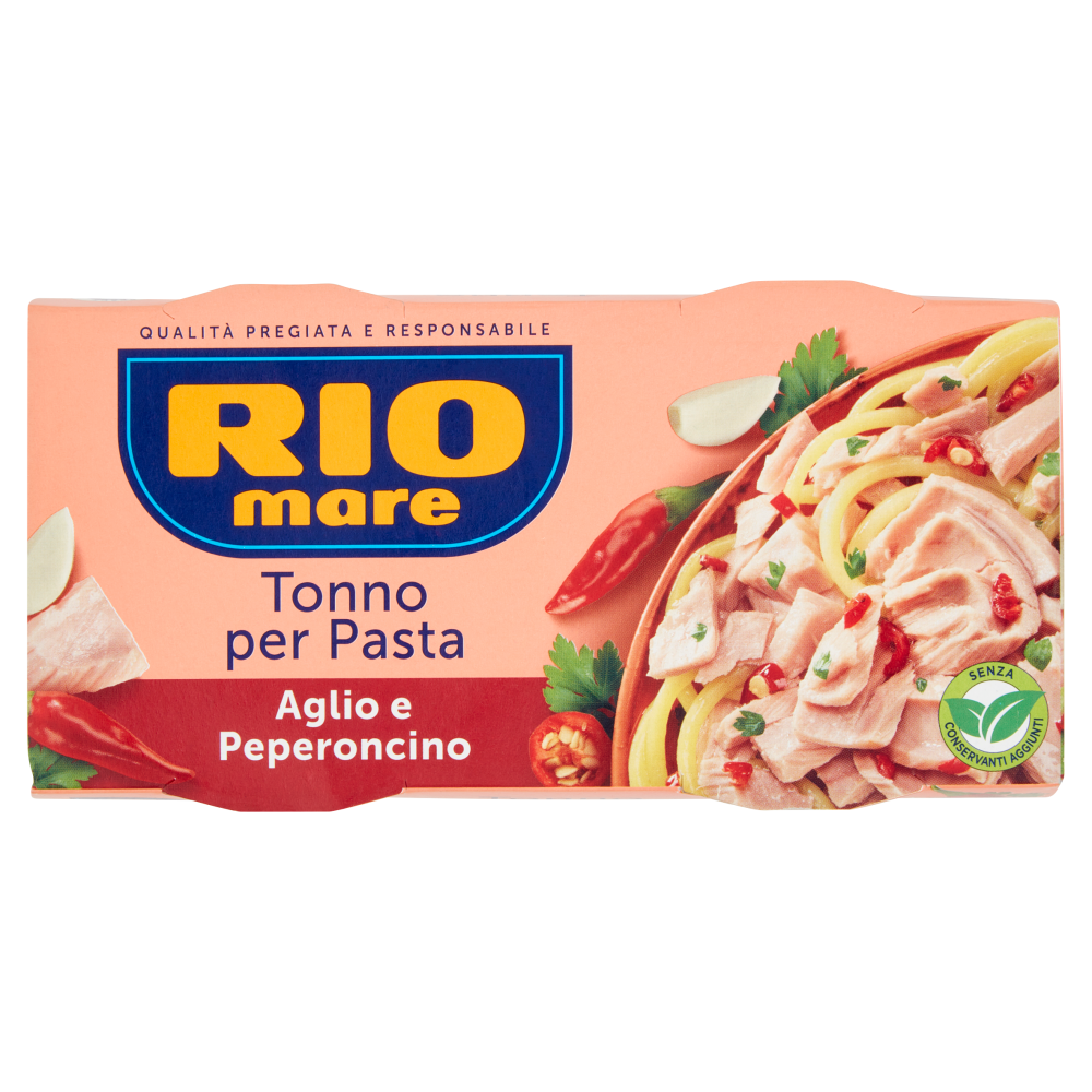 Rio mare Tonno per Pasta Aglio e Peperoncino 2 x 160 g
