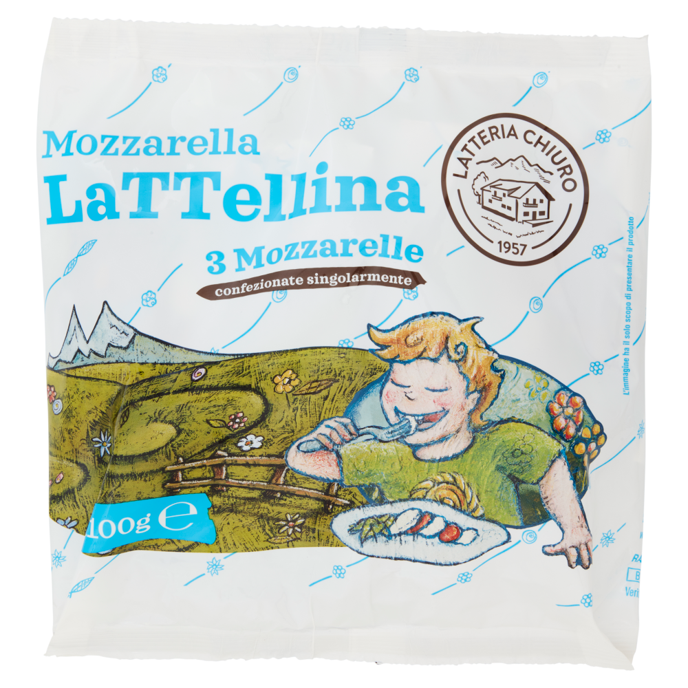 Latteria Chiuro Mozzarella LaTTellina 3 x 100 g