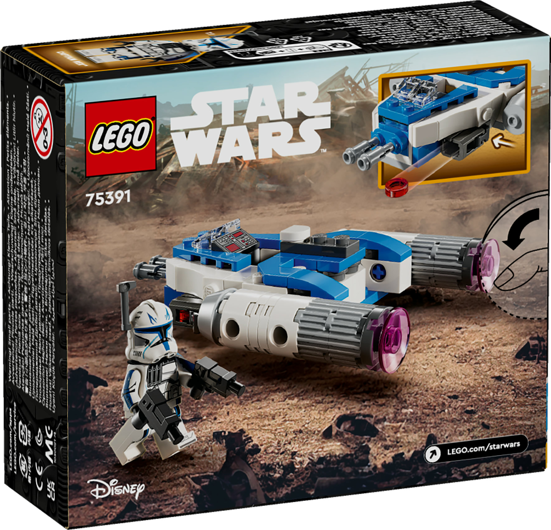 LEGO Star Wars Microfighter Y-Wing™ di Captain Rex™