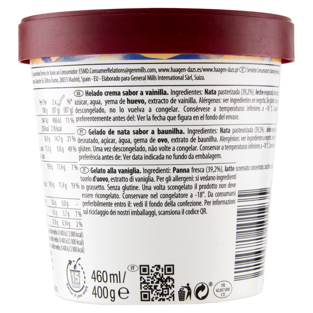 Häagen-Dazs Vanilla 400 g