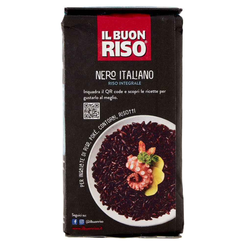 Il Buon Riso Nero Italiano Integrale Parboiled 500 g