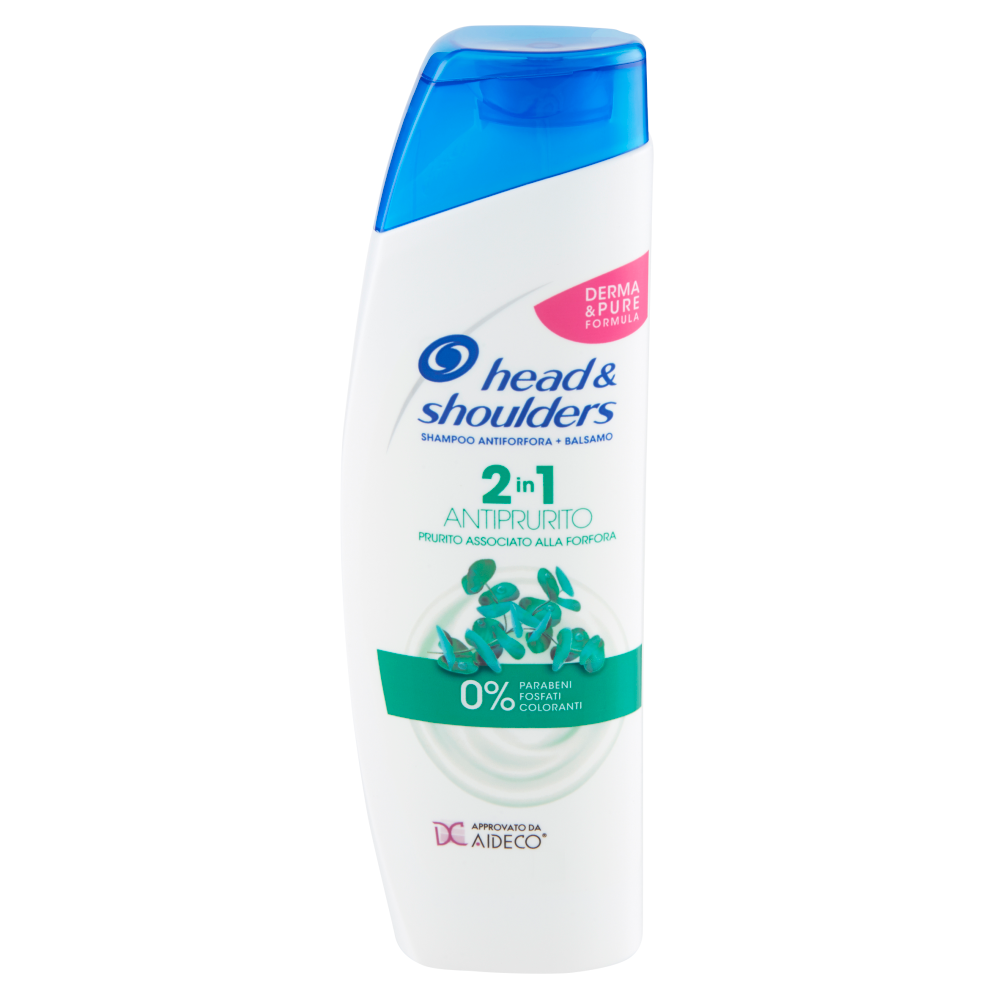 Head & Shoulders Shampoo Antiforfora + Balsamo 2in1 Antiprurito 225 ml