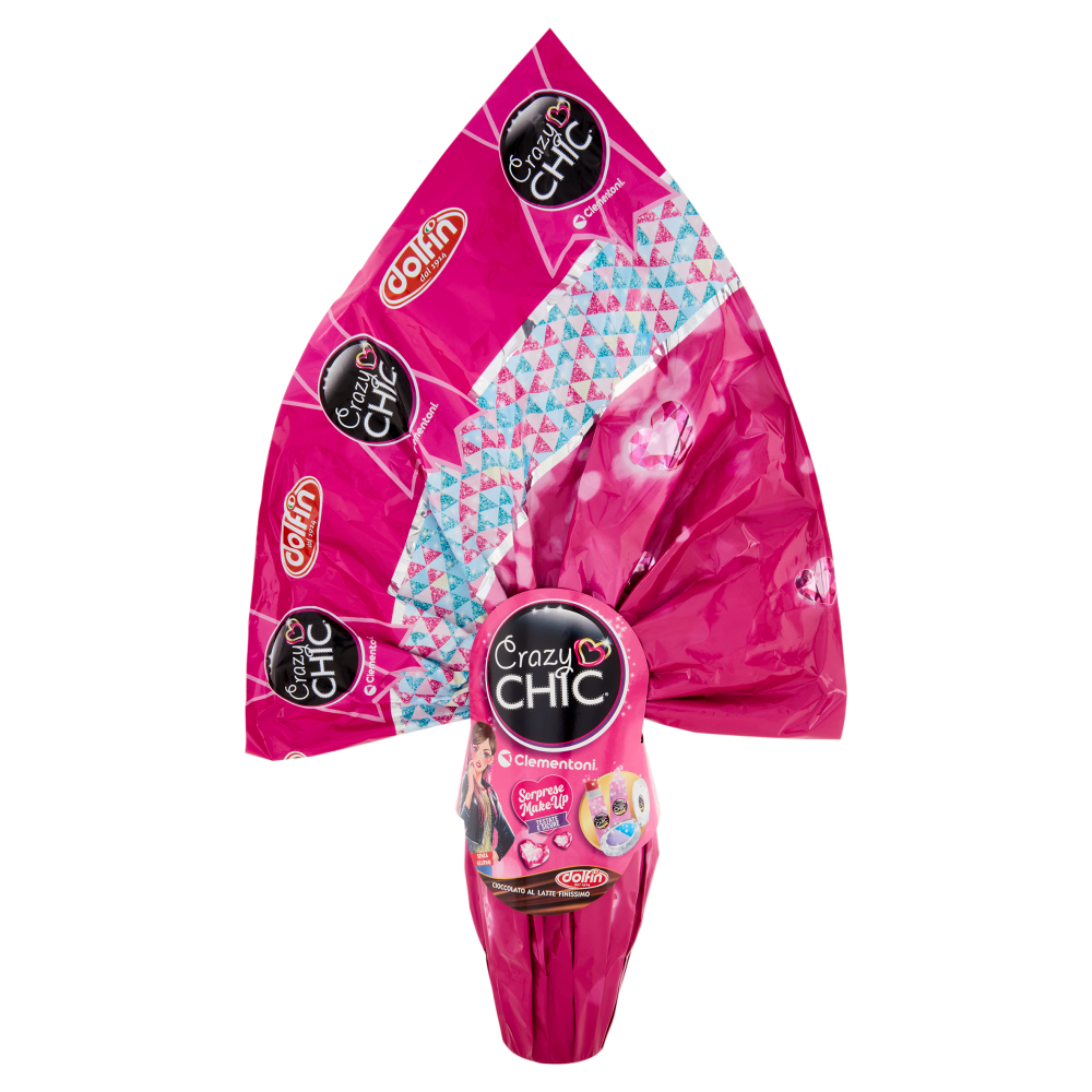 dolfin Uovo di Cioccolato al Latte Finissimo Crazy Chic Clementoni 220 g