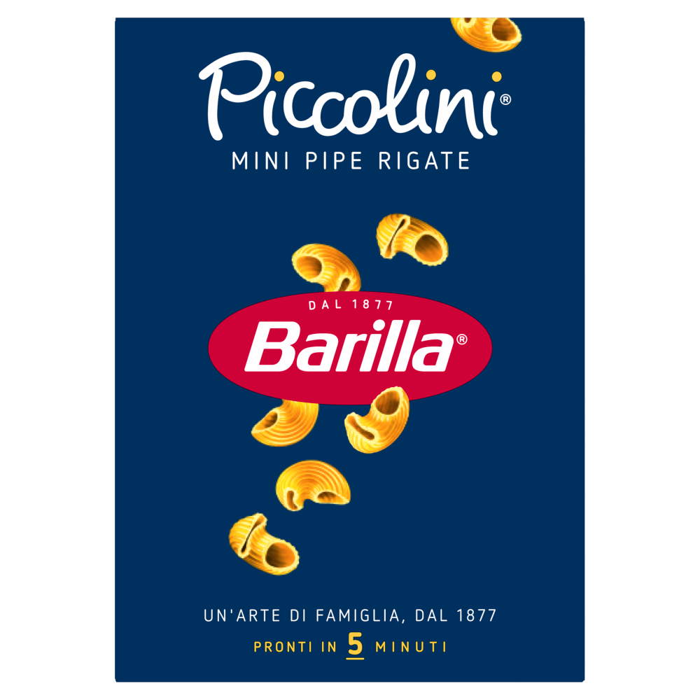 Barilla Pasta Piccolini Mini Pipe Rigate 500g