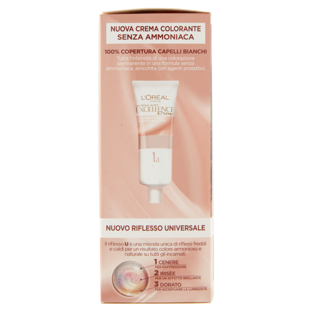 L'Oreal Paris Colorazione permanente senza ammoniaca, Riflesso Universale, Castano Chiaro 5U