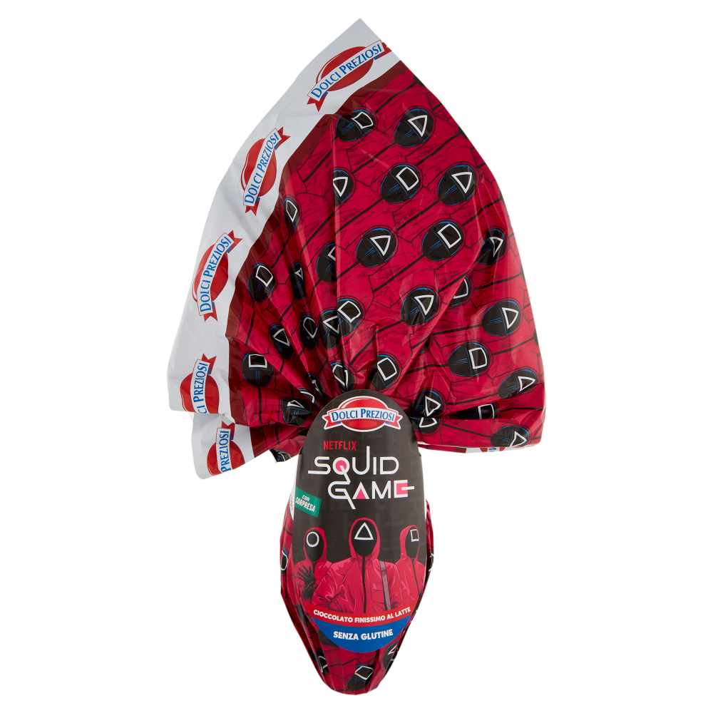 Dolci Preziosi Uovo Cioccolato Finissimo al Latte Squid Game 240 g