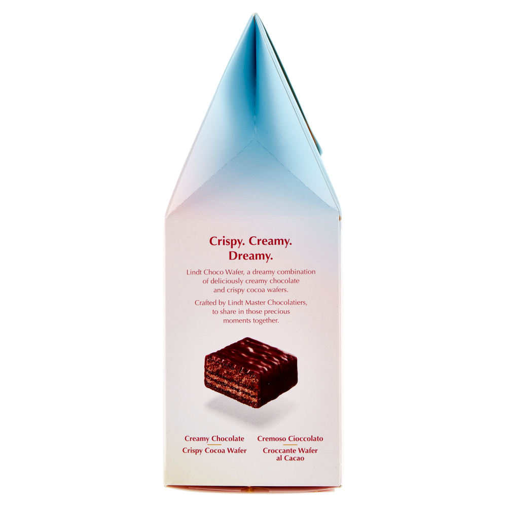 Lindt choco wafer astuccio cioccolato fondente 130 g