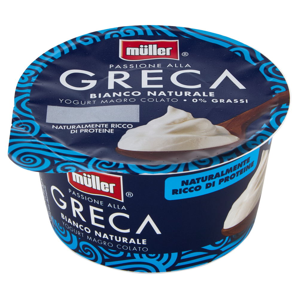 müller Passione alla Greca Bianco Naturale Yogurt Magro Colato 150 g