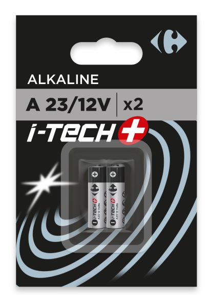 Carrefour 2 Pile alcaline A23