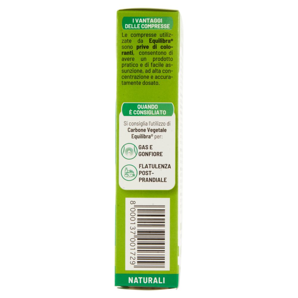 Equilibra Carbone Vegetale Gas - Gonfiore 50 Compresse 40,0 g
