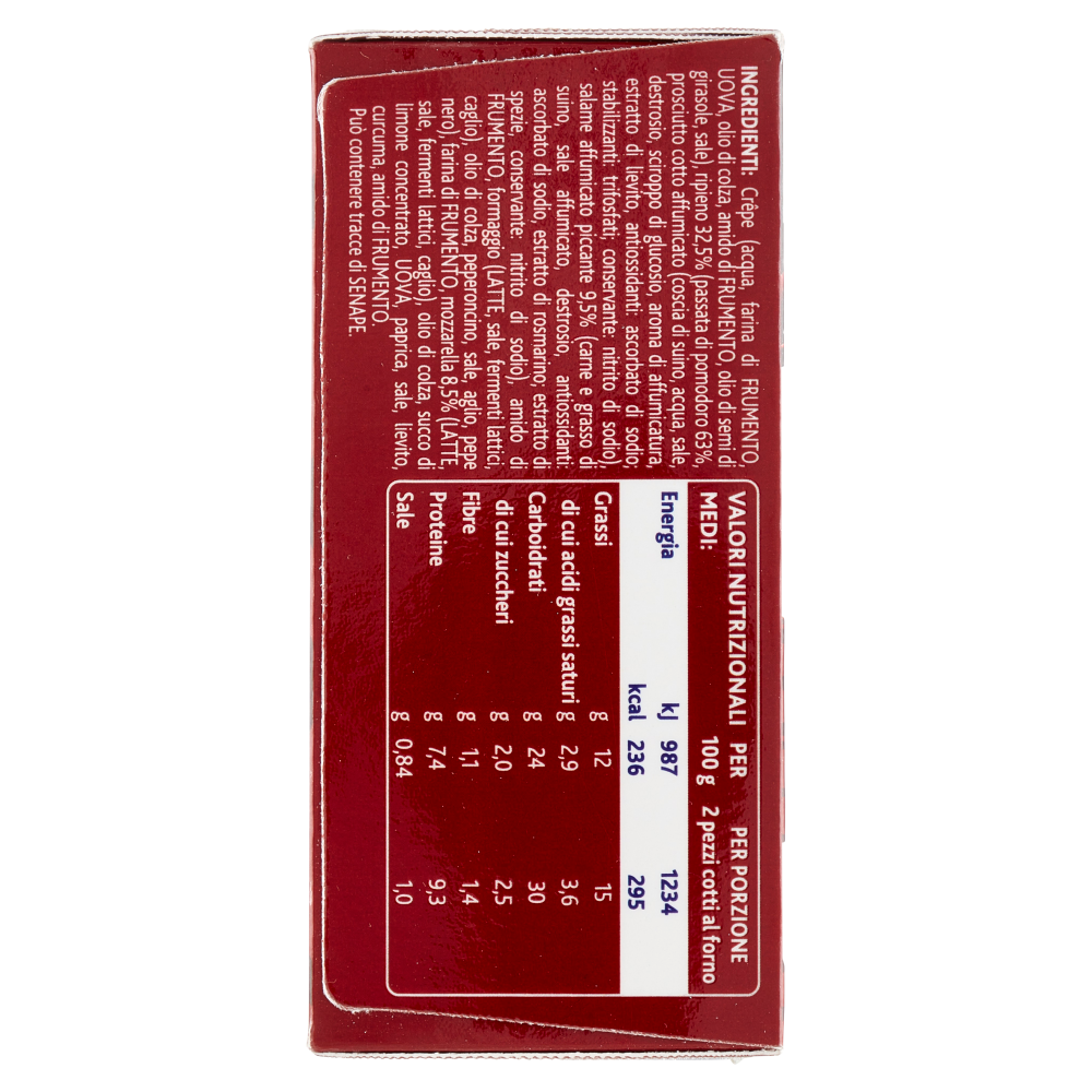 Sofficini Findus 4 Sofficini Diavola con Salamino Leggermente Piccante e cuore di Mozzarella 250 g