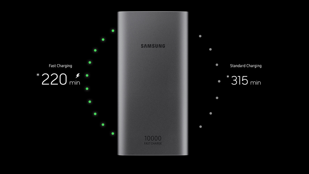 Samsung EB-P1100C 10000 mAh Argento