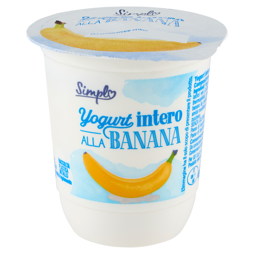Simpl Yogurt intero alla Banana 150 g