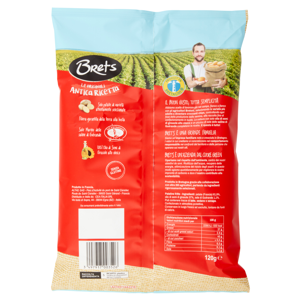 Bret's le Originali Antica Ricetta 120 g