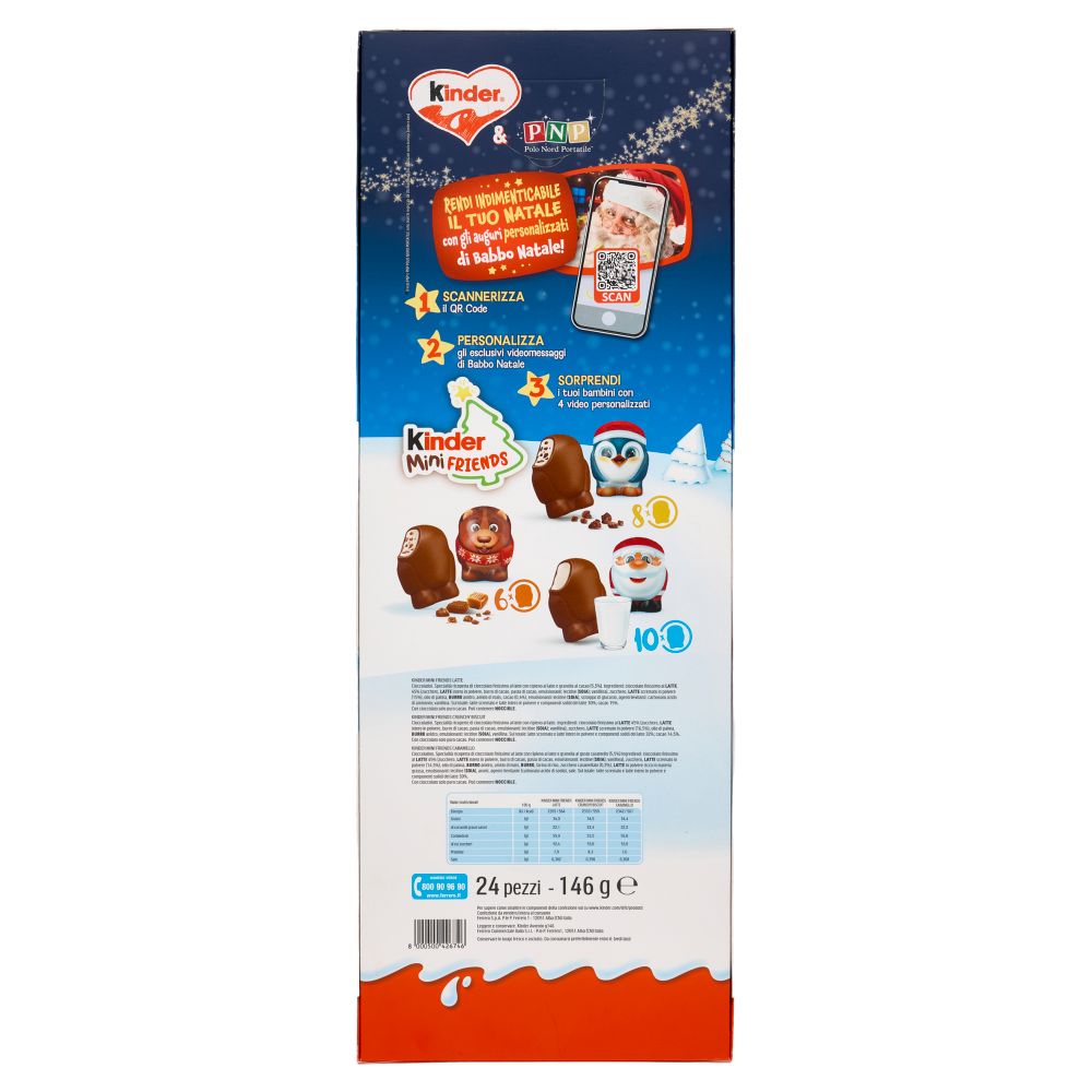 Kinder Calendario dell'Avvento Mini Friends 24 pezzi 146 g