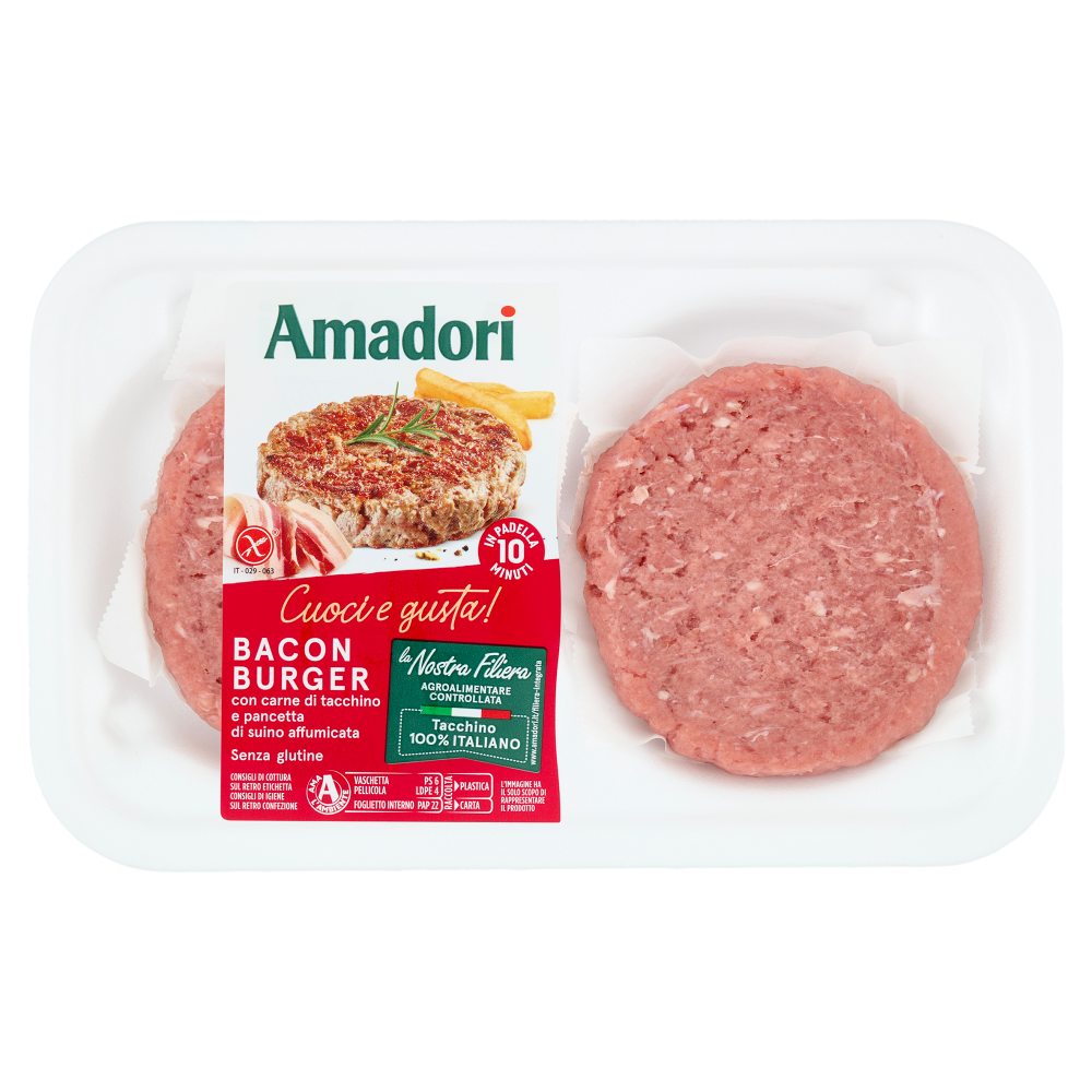 Amadori Bacon Burger 0,204 kg
