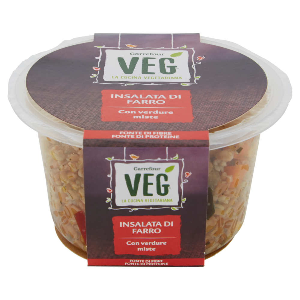 Carrefour Veg Insalata di Farro con verdure miste 200 g