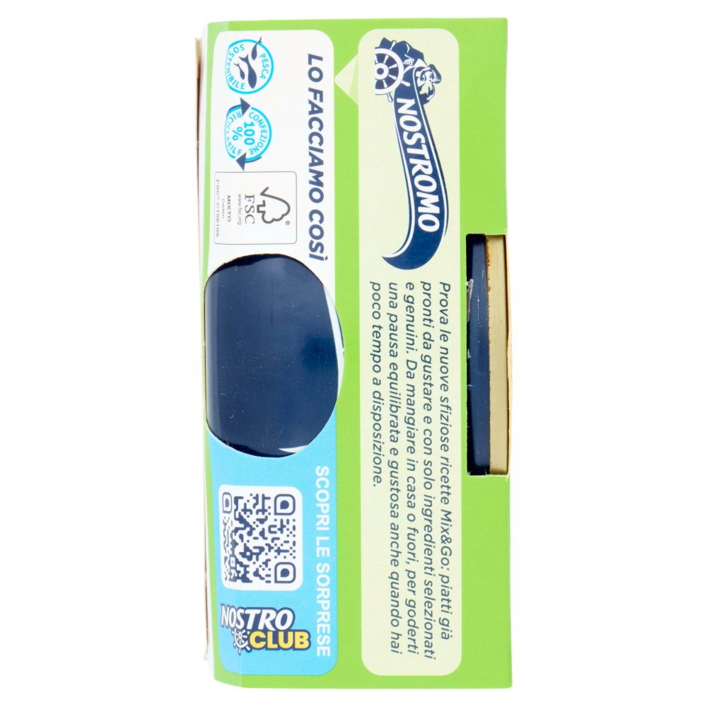 Nostromo Mix&go Fusion Piatto pronto con Tonno, Quinoa e Edamame 190 g