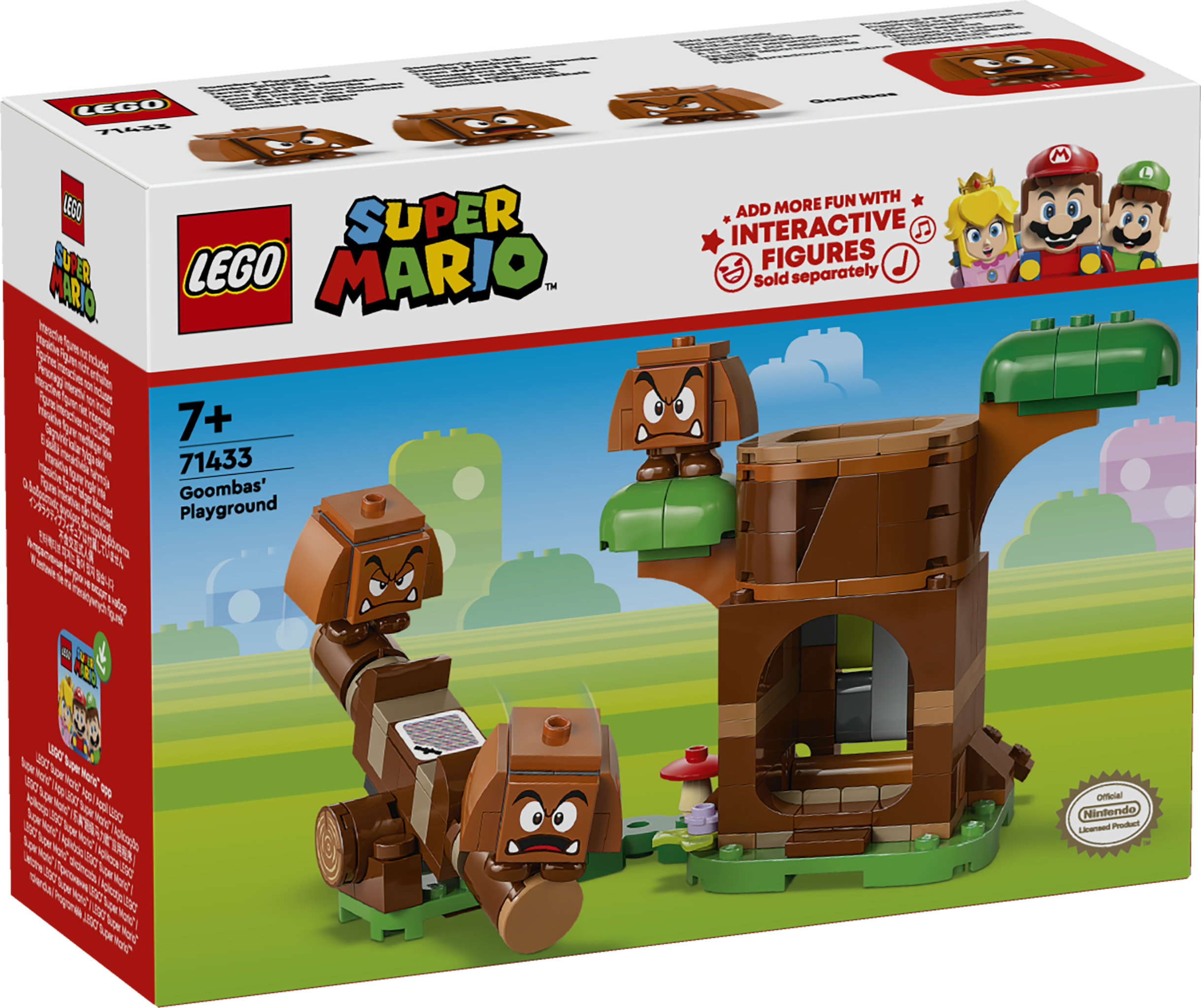 LEGO Super Mario 71433 Parco Giochi dei Goomba, Set Nintendo da Collezione per Bambini 7+ Anni con 3 Personaggi, Idea Regalo