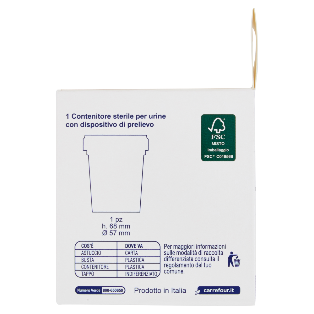 Carrefour Diagnostic Contenitore per urine Sterile