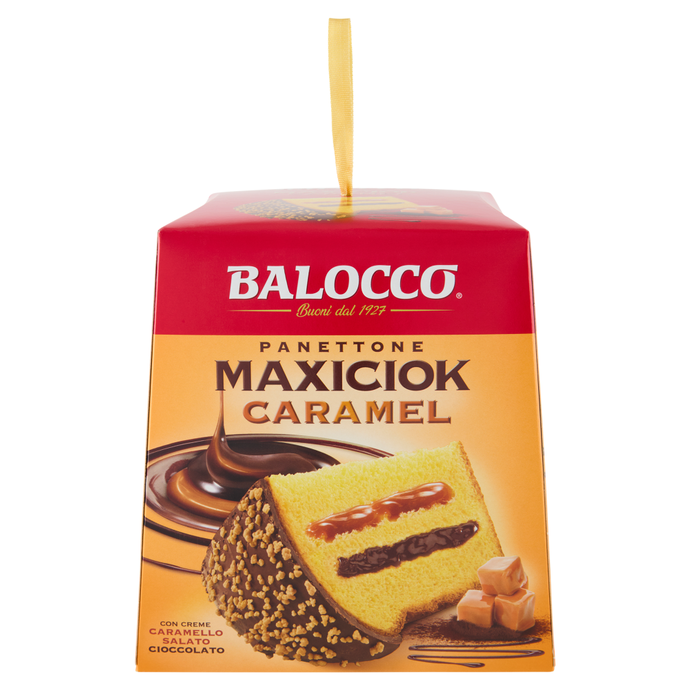 Balocco Panettone Maxiciok Caramel 800 g