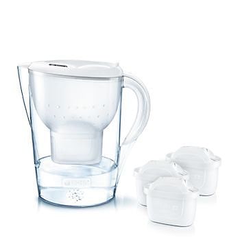 Brita 1024045 Filtraggio acqua Caraffa filtrante 2,4 L Trasparente, Bianco