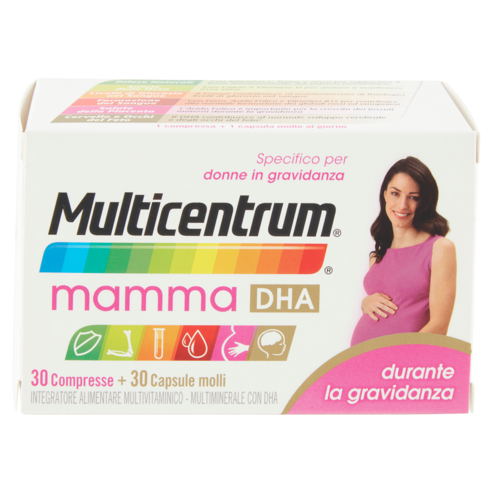 Multicentrum mamma DHA 30 Compresse + 30 Capsule molli 58 g | Carrefour