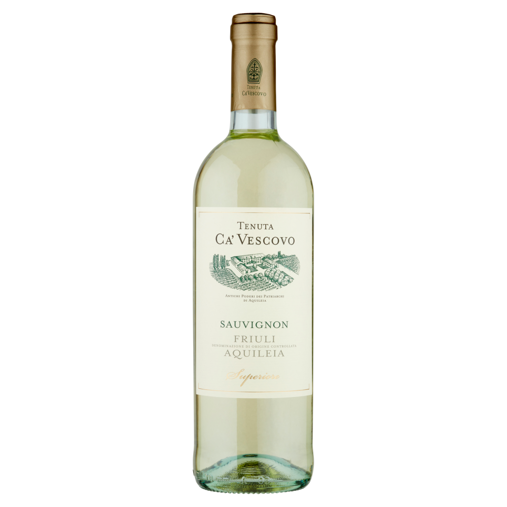 Tenuta Ca' Vescovo Sauvignon Superiore Friuli DOC Aquileia 750 ml