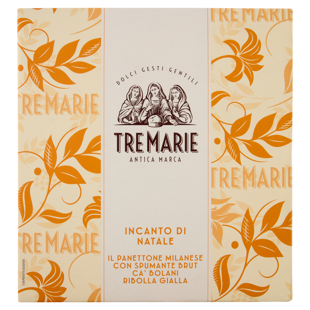 Tre Marie Incanto di Natale Panettone Milanese 750g + Spumante Brut Ca' Bolani Ribolla Gialla 750ml
