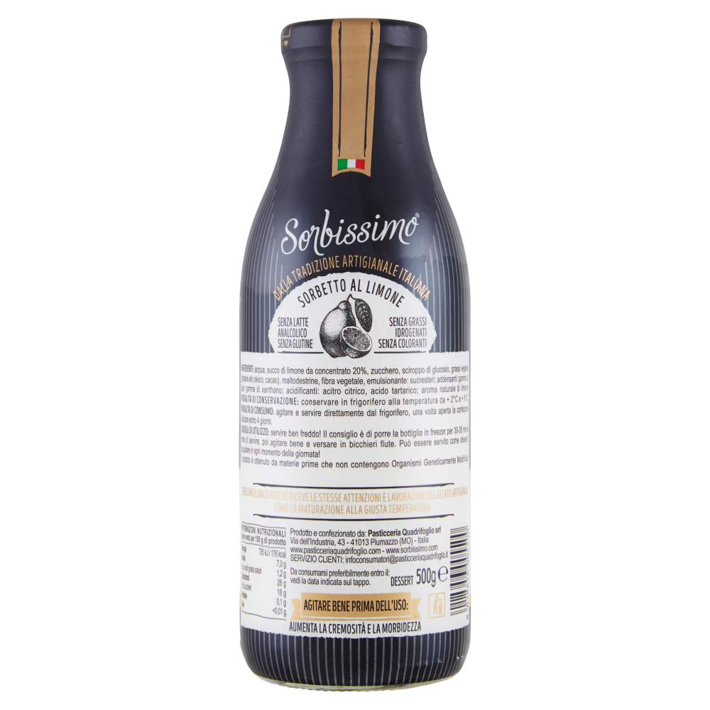 Sorbissimo Sorbetto al Limone di Sicilia 500 g