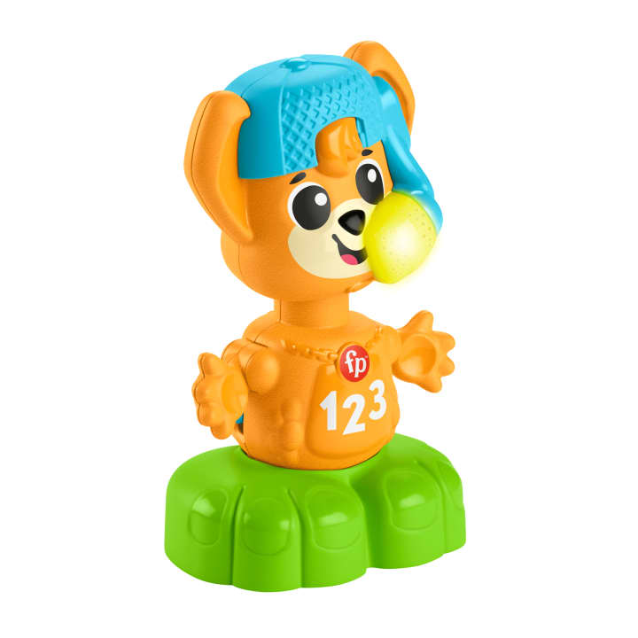 Fisher-Price Link Squad Animal Band Rino Il Volpino Impariamo Gli Opposti, Giocattolo Per L'Apprendimento Per Neonati Con Musica E Luci, Versione Italiana
