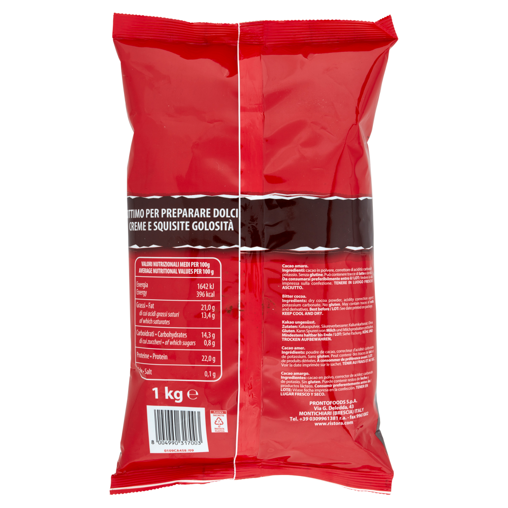 ristora Professional Cacao Amaro 1 Kg