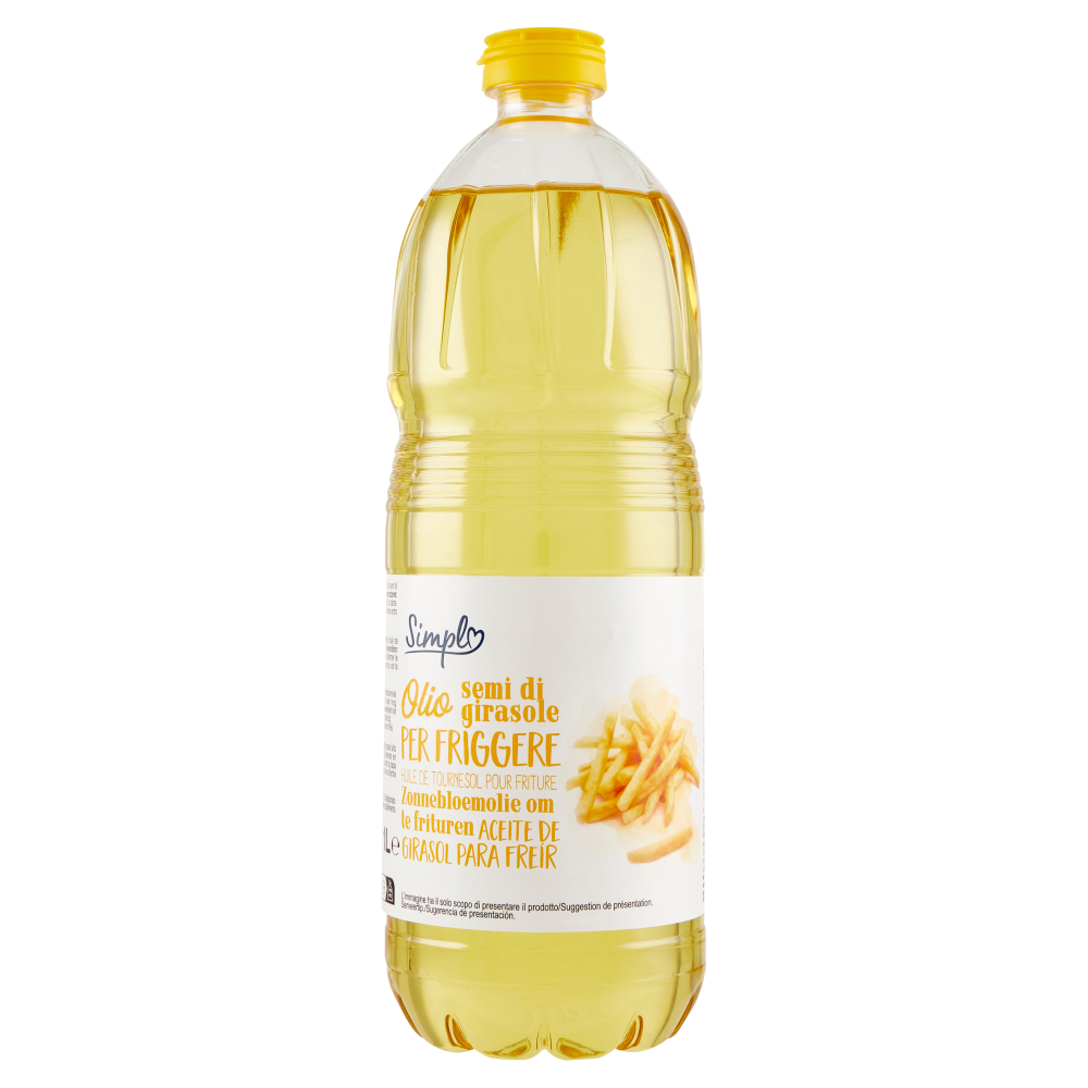 Simpl Olio di semi di girasole per Friggere 1 L