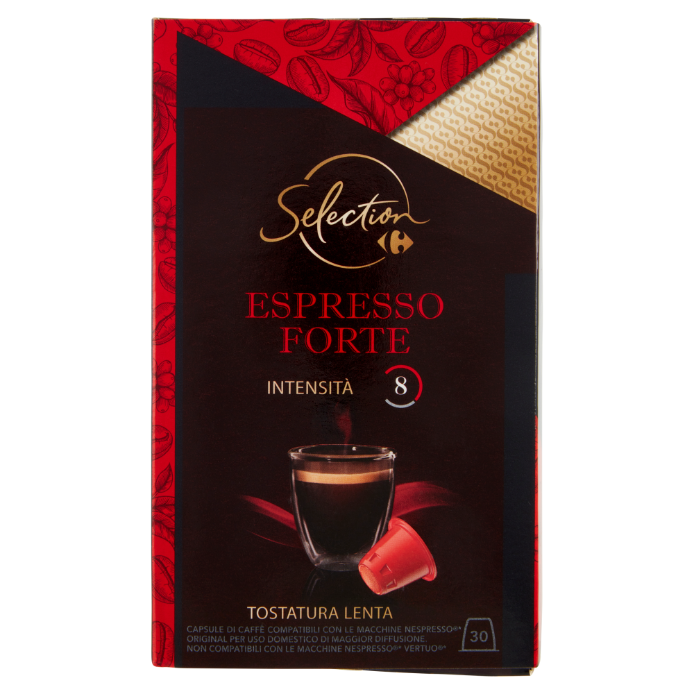 Carrefour Selection Espresso Forte Intensità 8 Capsule 30 x 5 g