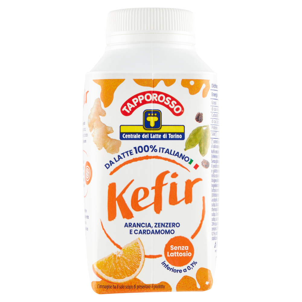Tapporosso Kefir Arancia, Zenzero e Cardamomo 250 ml