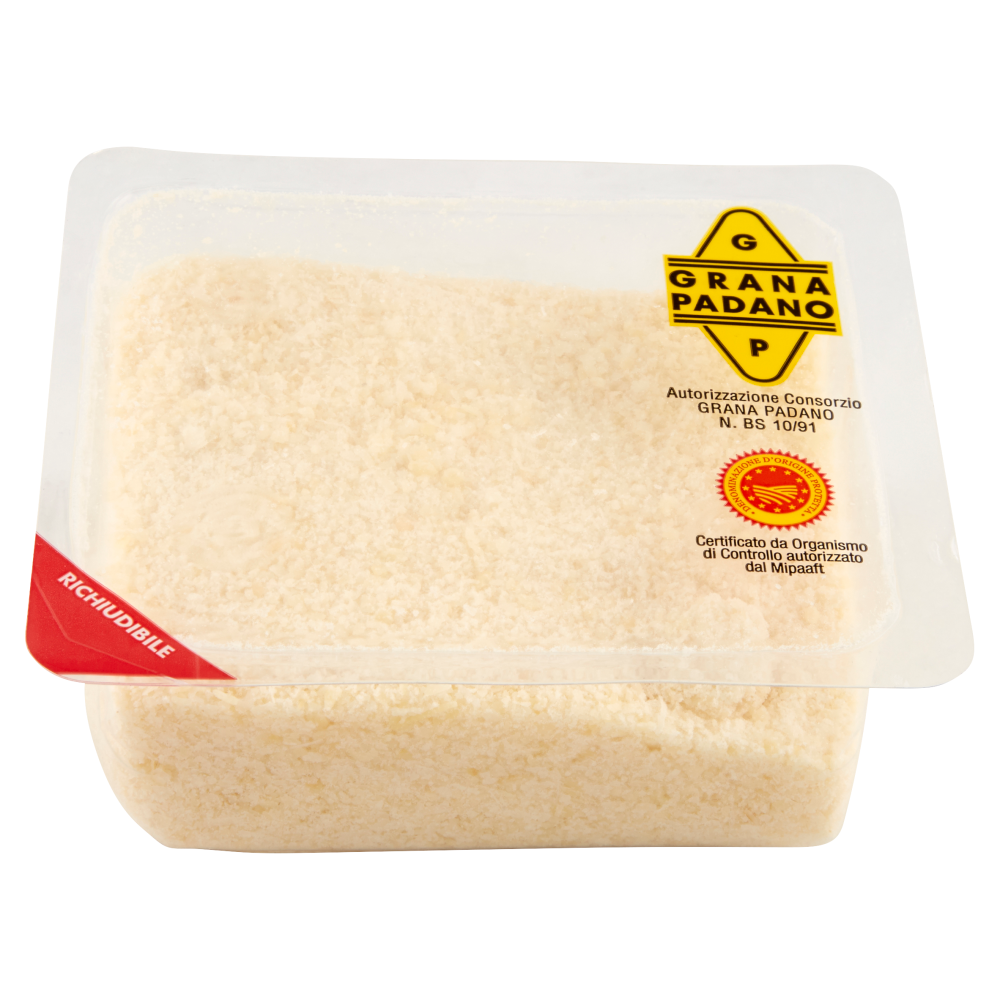 Grana Padano D.O.P. Grattugiato in Vaschetta