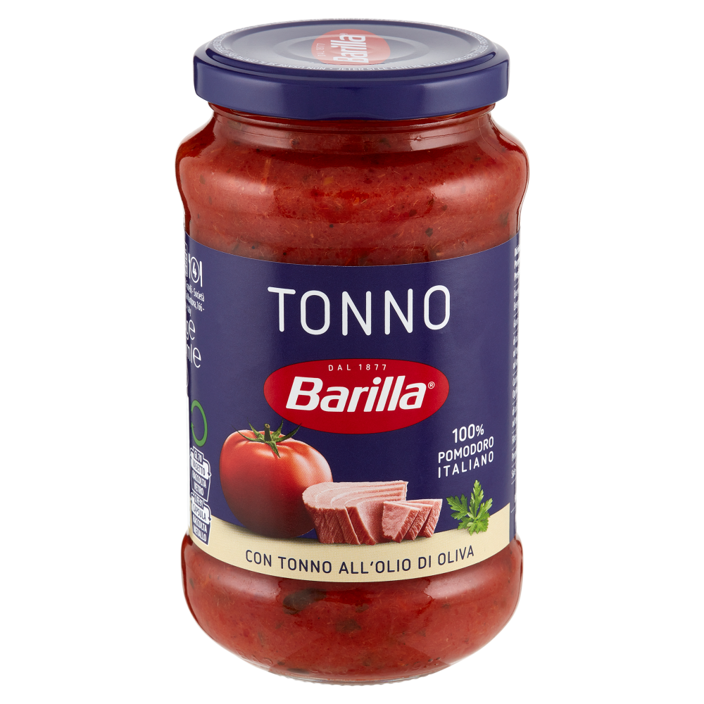 Barilla Sugo Tonno 100% Pomodoro Italiano Condimento per Pasta 400g