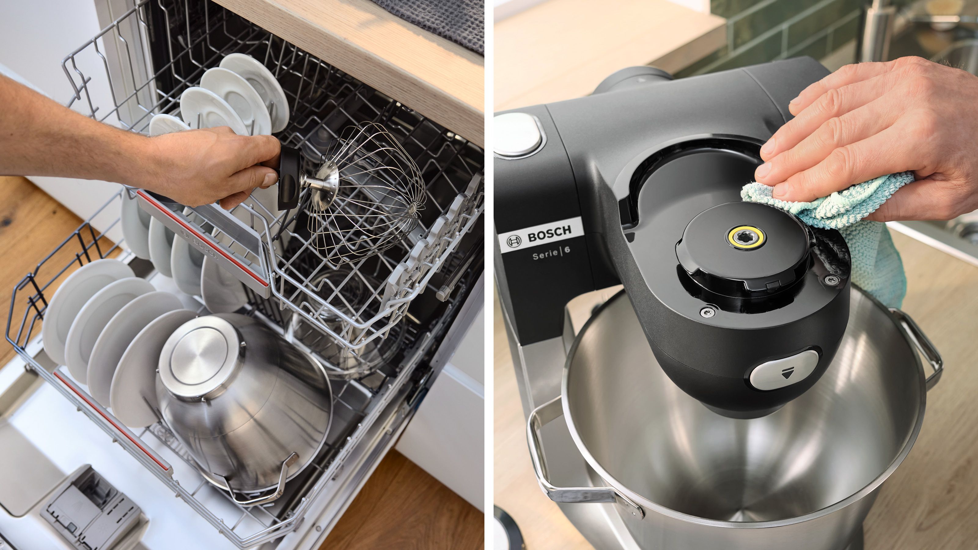 Bosch Serie 6 MUMS6ZS34 Macchina da Cucina 1600 W Nero, Inox spazzolato