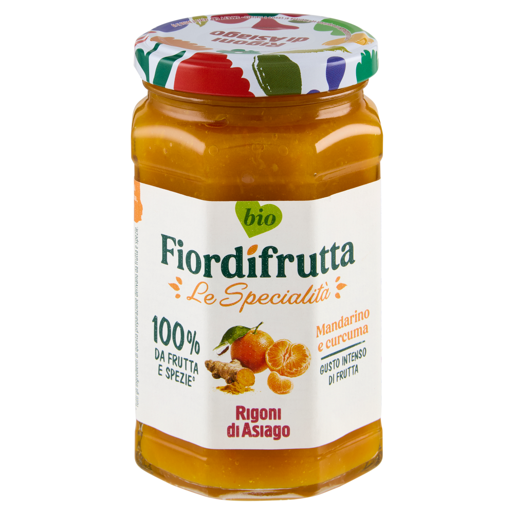 Rigoni di Asiago Fiordifrutta Le Specialit&agrave; bio Mandarino e curcuma 340 g
