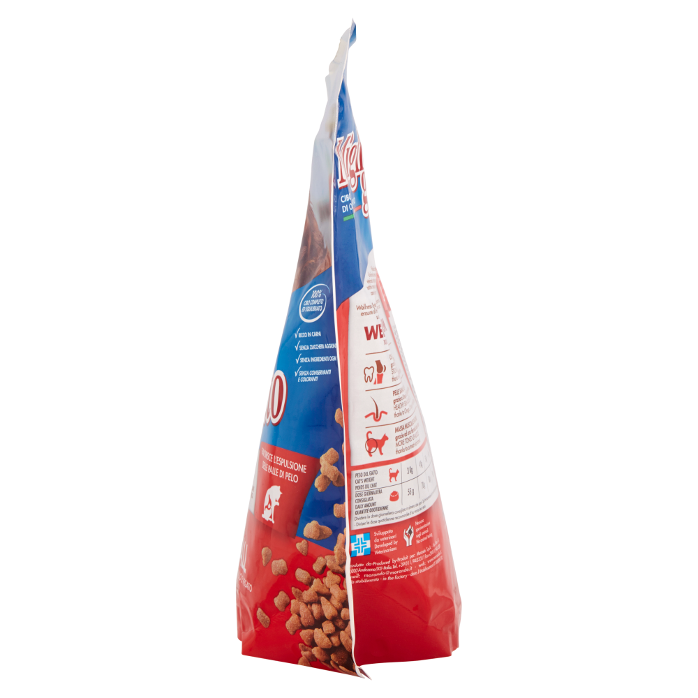 Migliorgatto Hairball Croccantini con Manzo, Pollo e Fegato 800 g