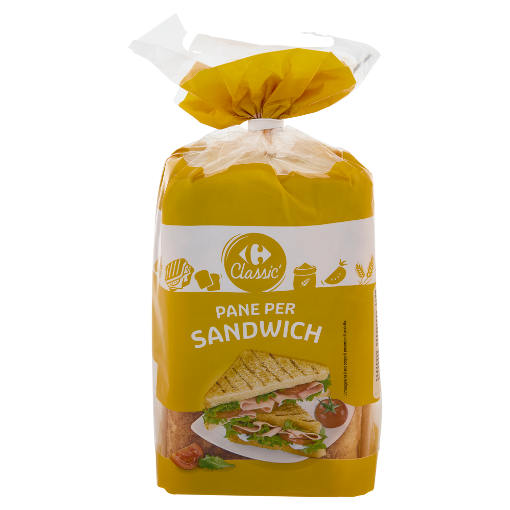 Carrefour Classic Pane per Sandwich 550 g